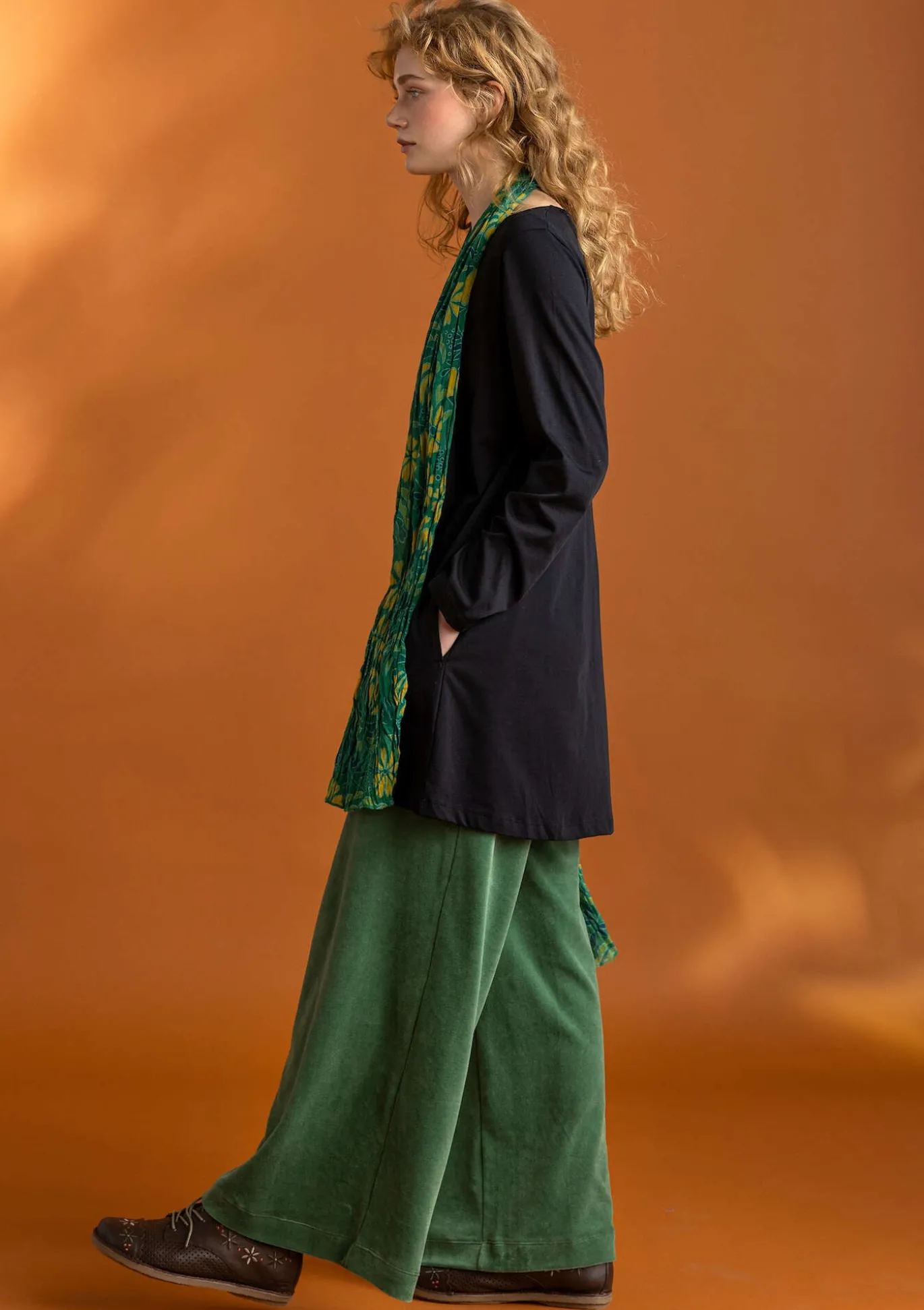 Trikootunika ”Tyra” ekopuuvillaa/modaalia