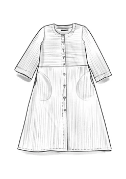 Vakosamettimekko ekopuuvillaa/elastaania.