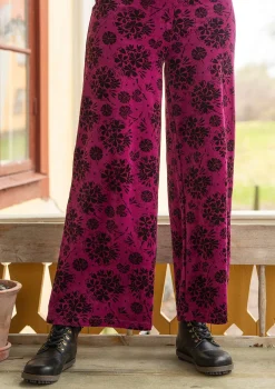 Veluurihousut ”Selma” i ekopuuvillaa / kierrätettyä polyesteriä