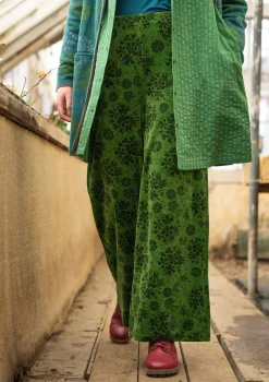 Veluurihousut ”Selma” i ekopuuvillaa / kierrätettyä polyesteriä