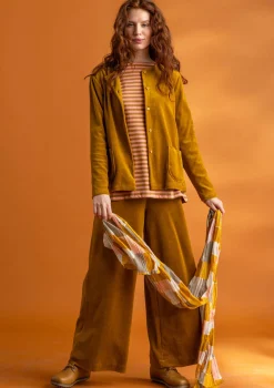 Veluurineuletakki ekologista puuvillaa / kierrätettyä polyesteriä