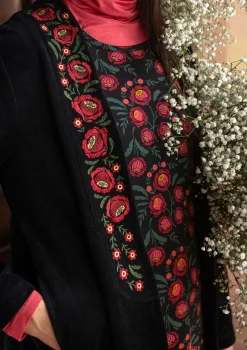 Veluurineuletakki "Nora" ekopuuvillaa ja kierrätettyä polyesteriä