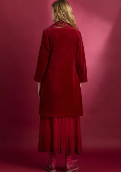 Veluuritunika ekologista puuvillaa / kierrätettyä polyesteriä