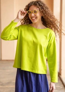 Yksivärinen pusero ekopuuvillaa