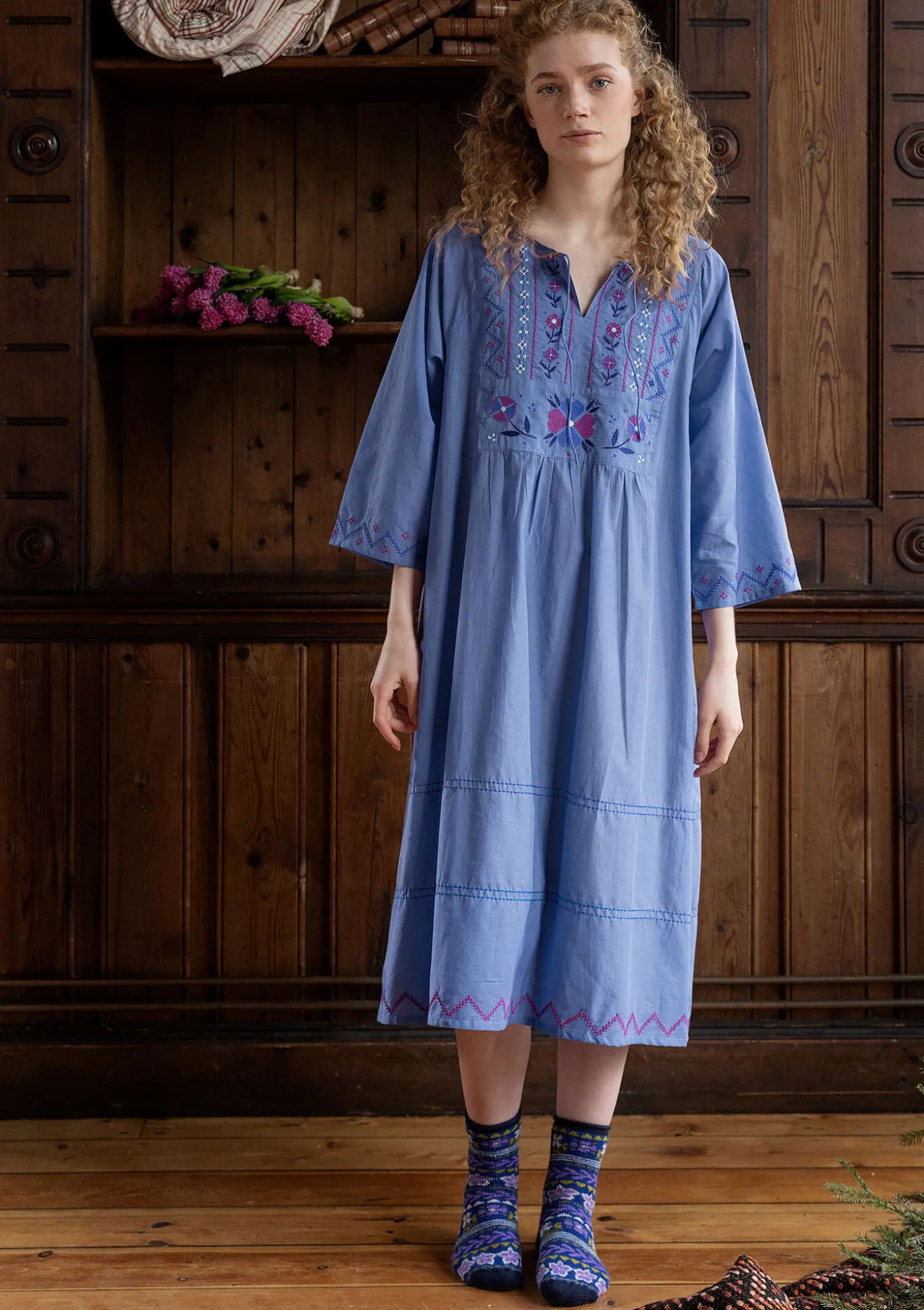 Yöpaita "Twinkle" ekopuuvillaa